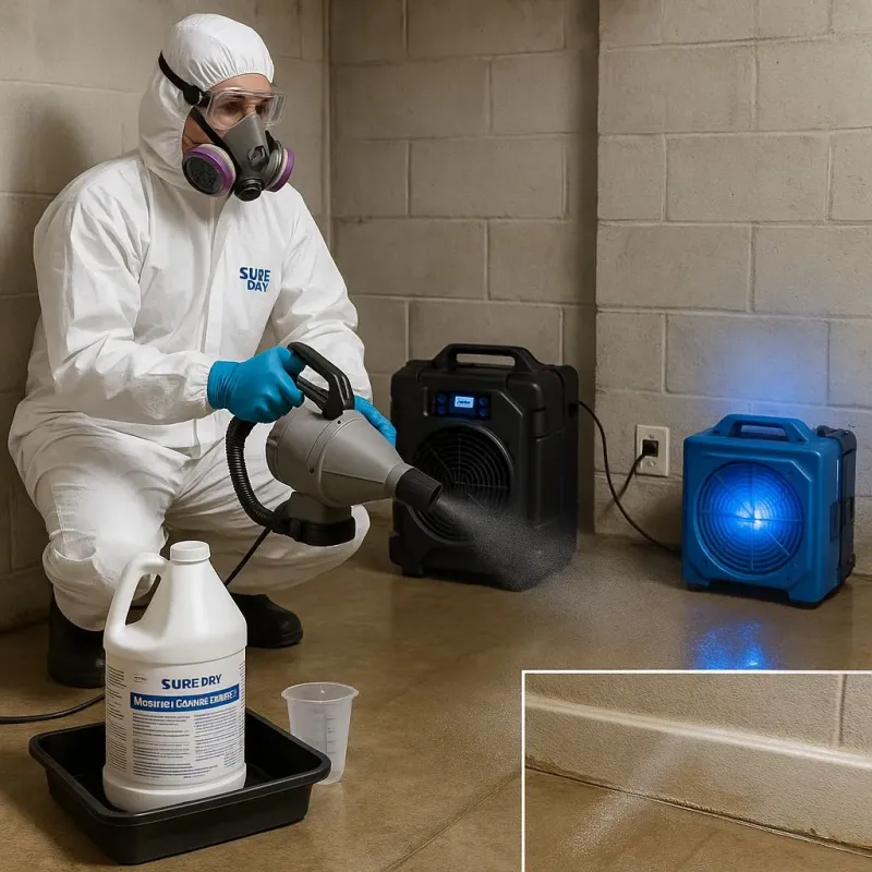 Sanitization and Odor Removal process in Overland Park, KS
